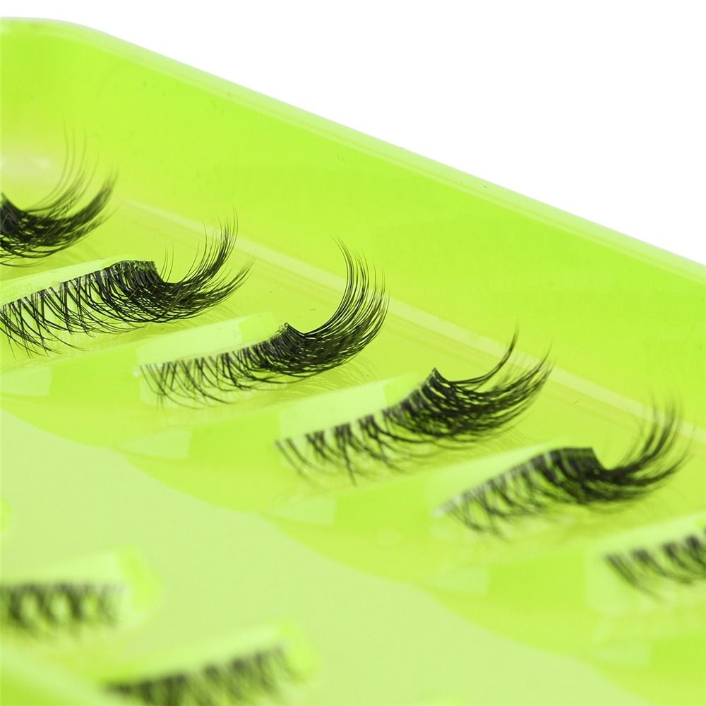 Faux Mink Half Lashes Natural Look Clear Band Fake Eyelashes