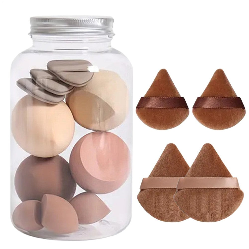 14pcs Mini Soft Make Up Sponges Powder Puff Long Lasting Beauty Sponge Wet & Dry