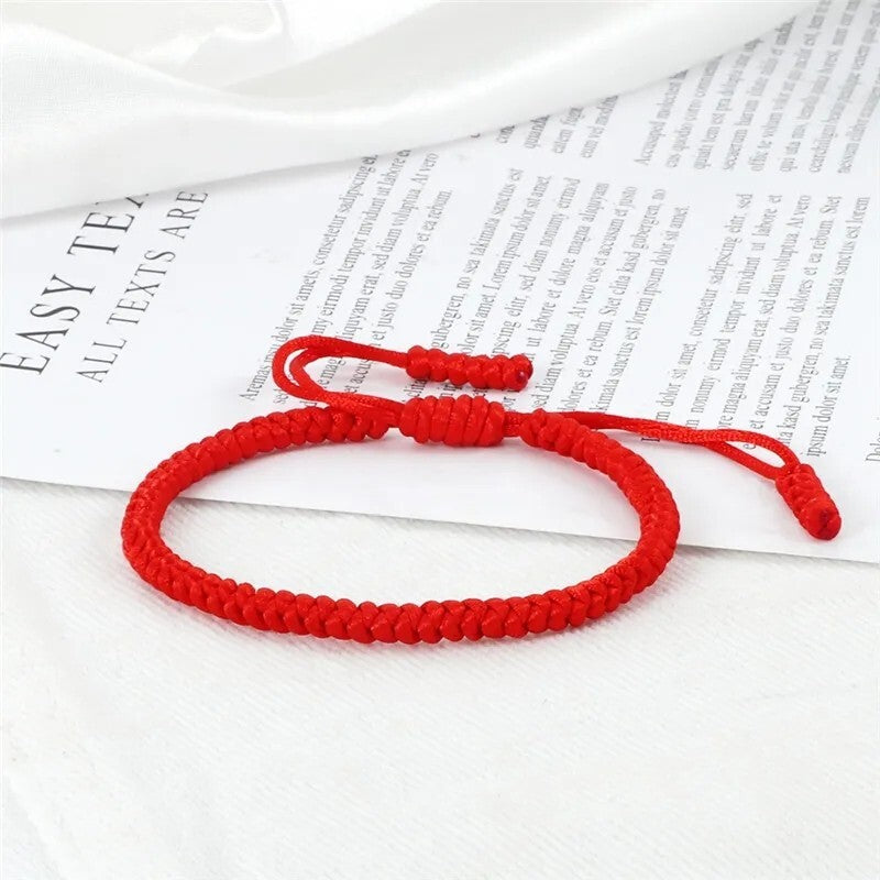 Red String Tibetan Good Luck Fortune Bracelet Kabbalah Evil Eye Protection Lucky