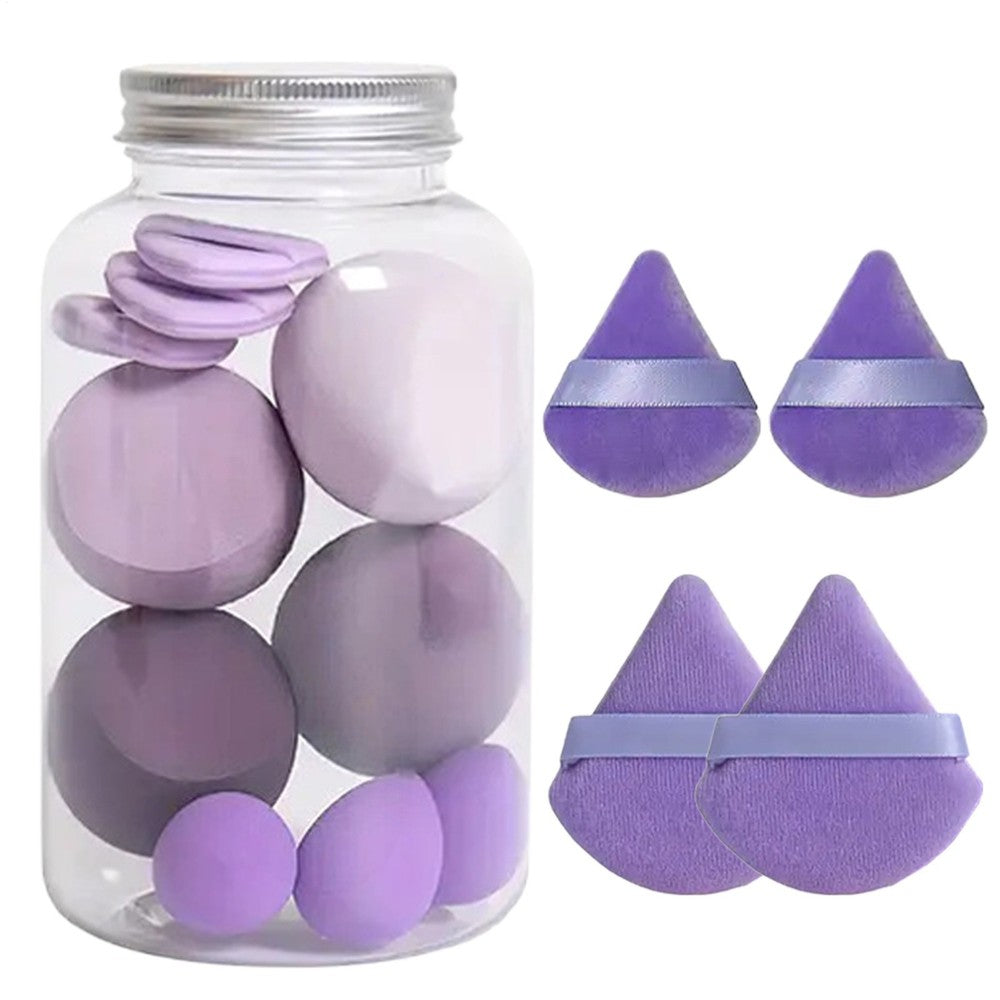 14pcs Mini Soft Make Up Sponges Powder Puff Long Lasting Beauty Sponge Wet & Dry