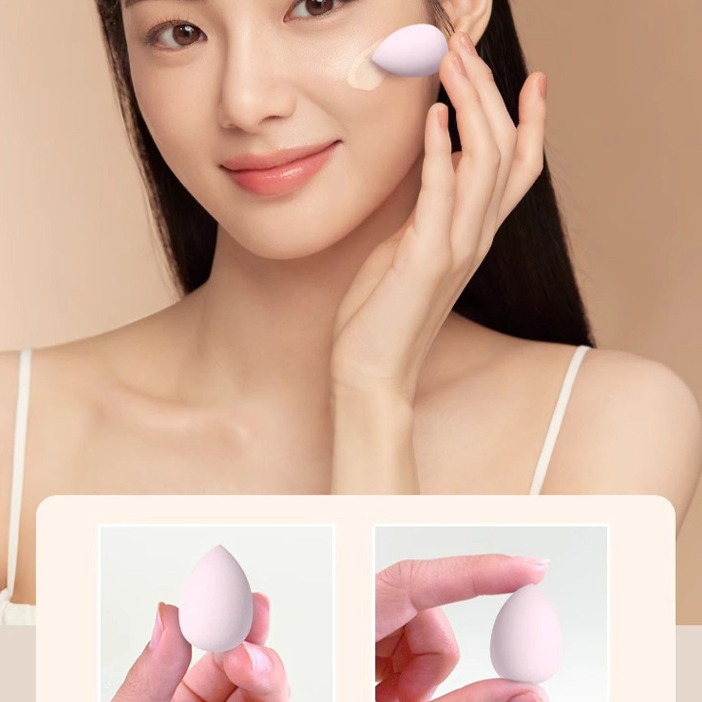 14pcs Mini Soft Make Up Sponges Powder Puff Long Lasting Beauty Sponge Wet & Dry